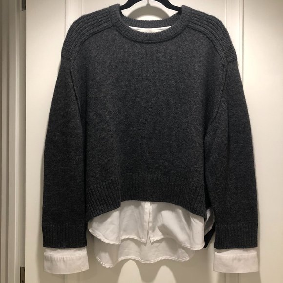 Brochu Walker Parson Crew Looker Dark Charcoal Size L - Picture 1 of 2